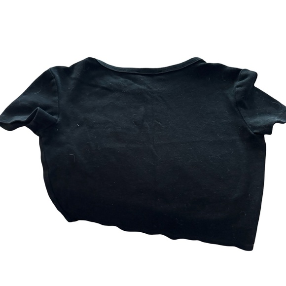 Zara Small crop top - Black - Picture 2 of 3